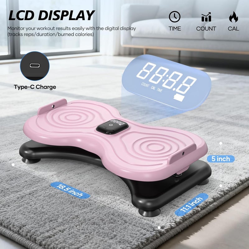 yolid 2025 New Waist Twister Machine Exercise,Waist Twister Fitness Tool with LCD Display& Resistance Bands for Core Exercise,300LB Home Gym Equipment for Slim Waist & Belly Fat - Image 2